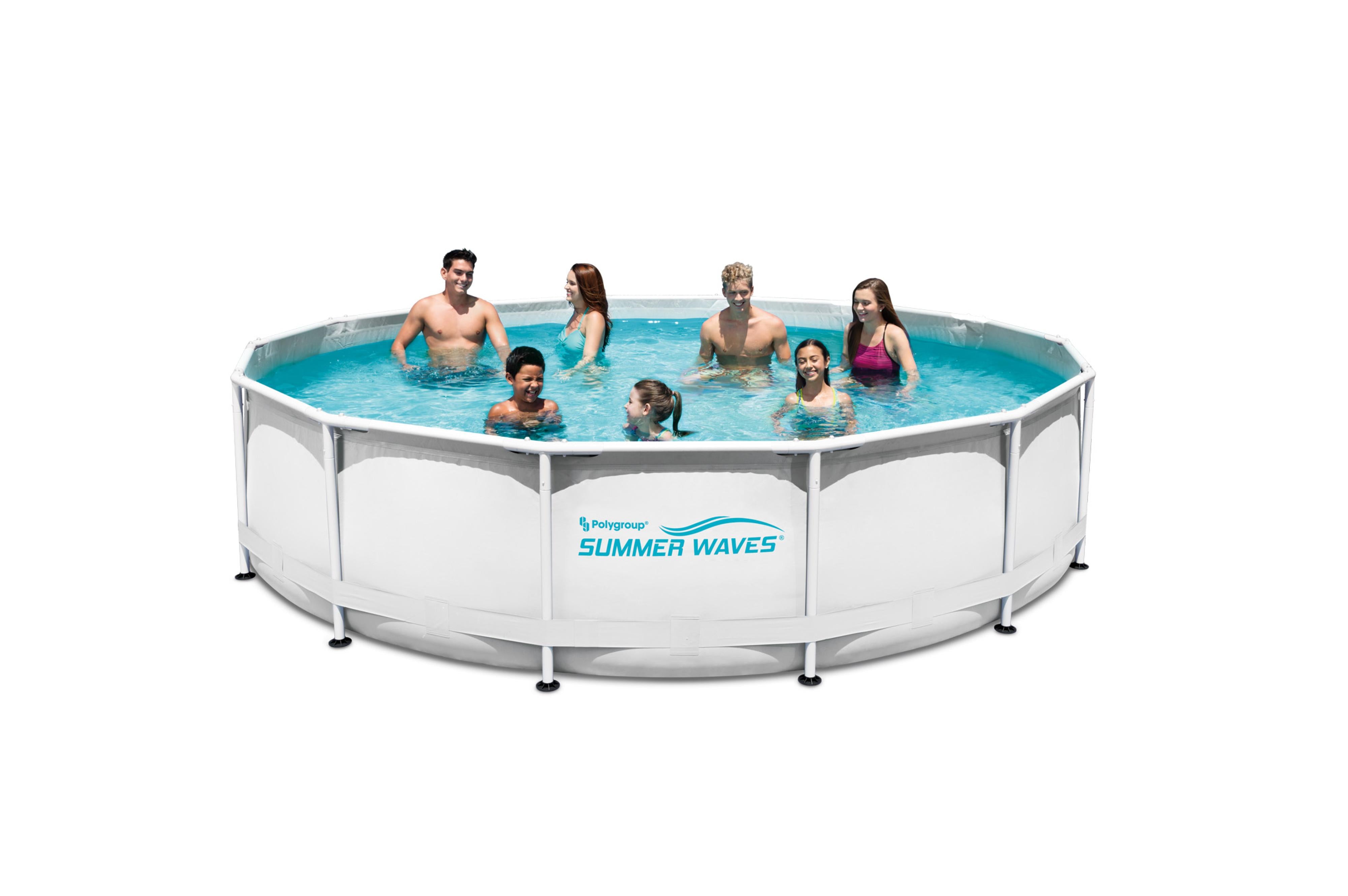 Stahlrohrbecken rund 427x107cm mit RX1000 Filter Pump