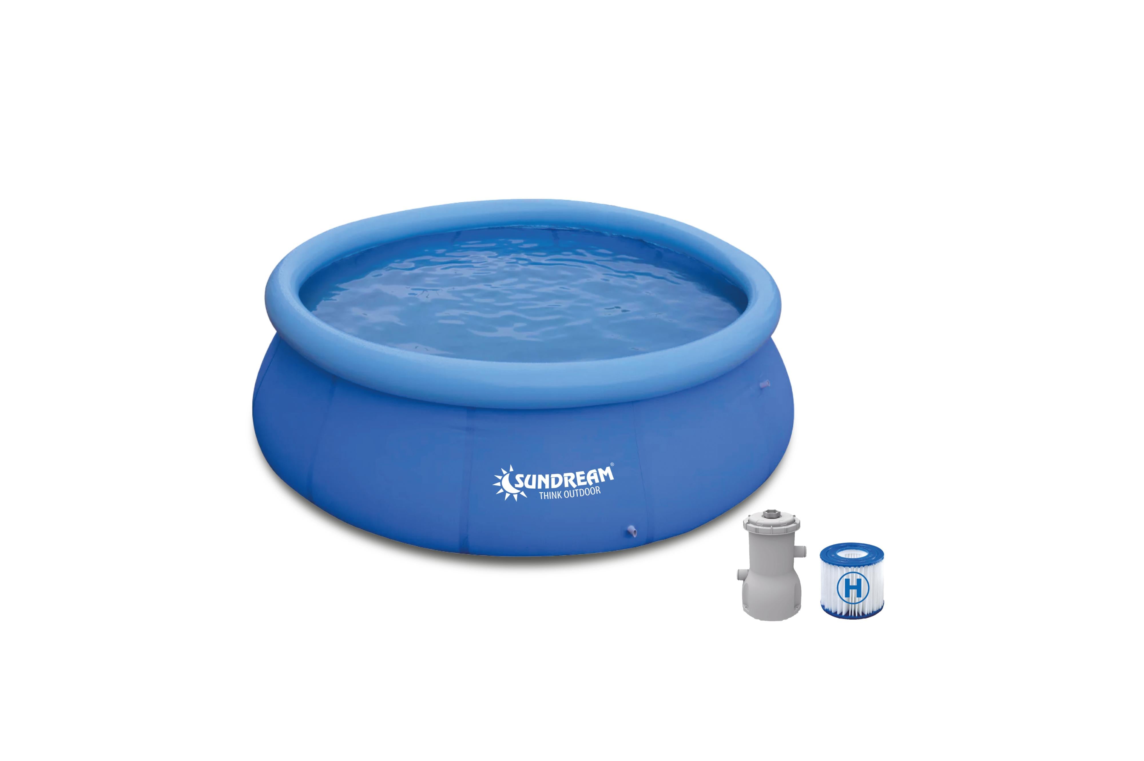 Pool Set mit Pumpe 360x76 cm