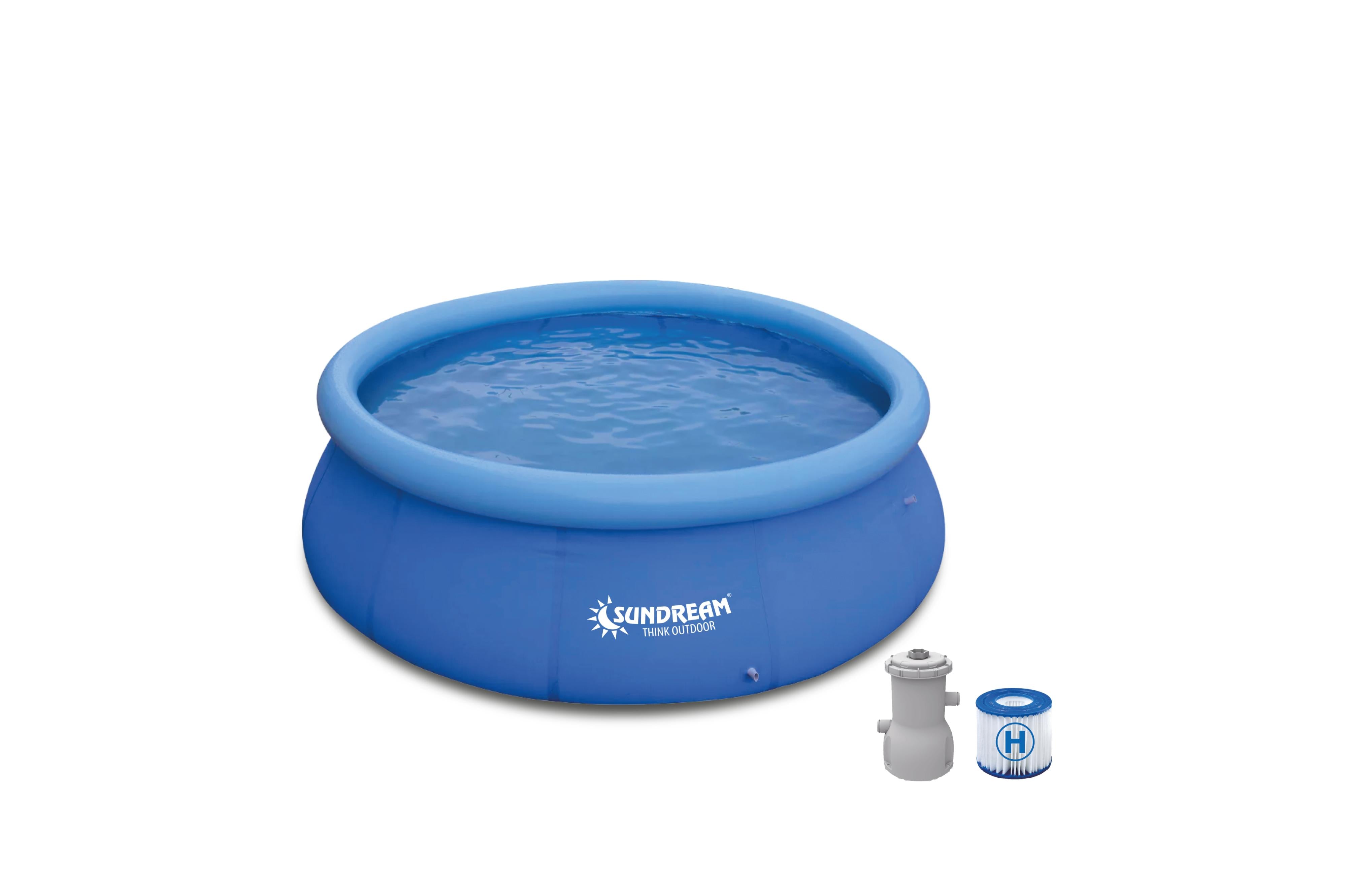 Pool Set mit Pumpe 396x84 cm