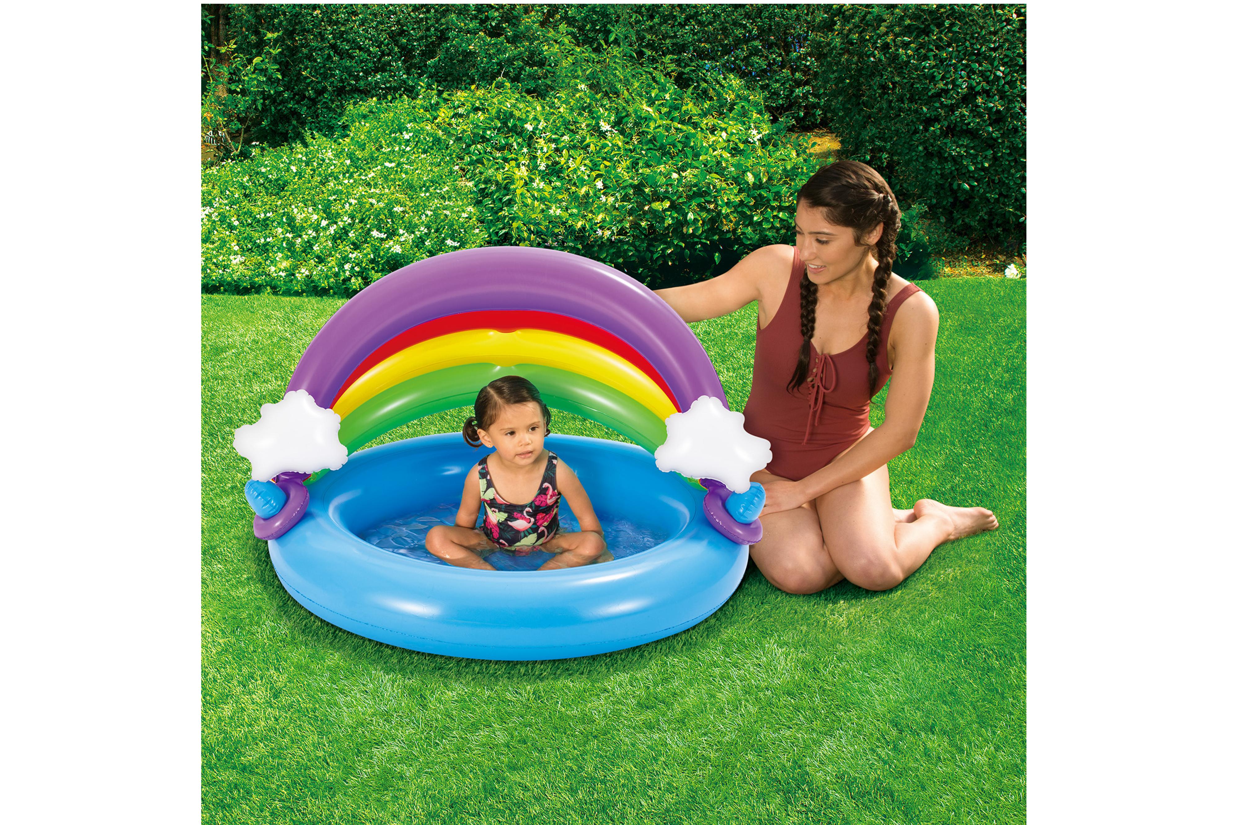 Rainbow Baby Pool mit Sonnendach